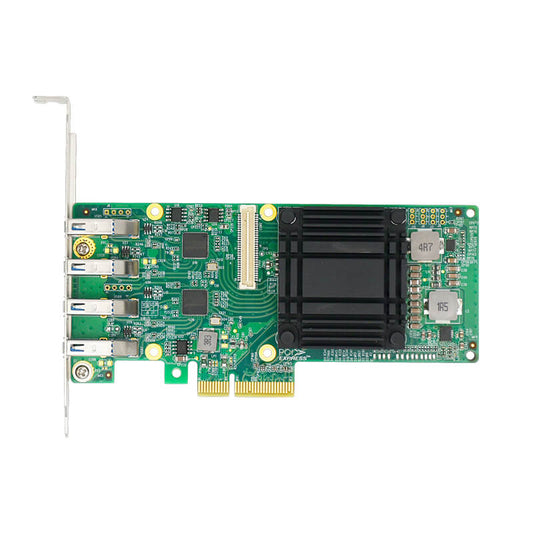 PCIe 3.0 x4 to 4-Port USB3.1 Type-A ASMedia 3142 10Gb/s-USB3144A-L