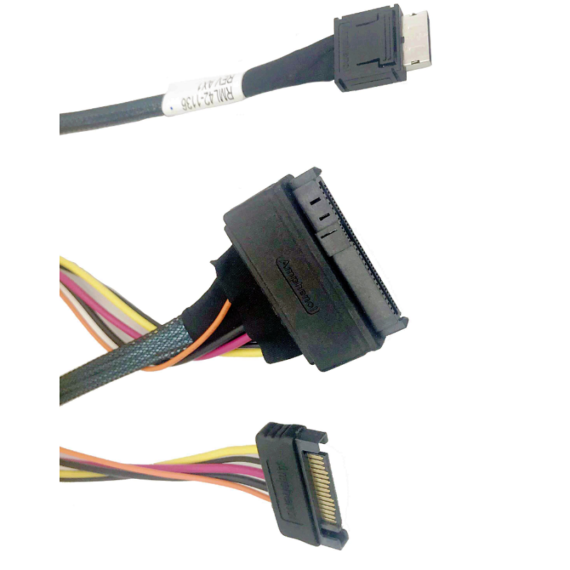 Oculink (SFF-8611) auf SFF-8639 U.2-Kabel PCIe 4.0 1M