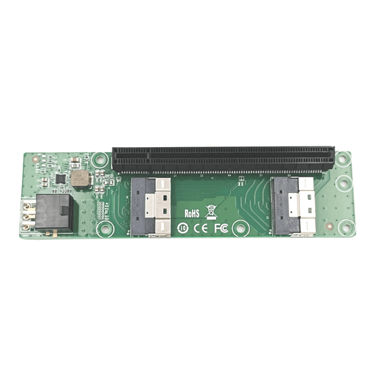 2-Port SlimSAS x8 to PCIe 4.0 x16 Slot Riser- XIC 5416PE