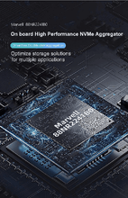 Load image into Gallery viewer, PCIe3.0 x8 to 2-Port M.2 NVMe Raid Adapter Marvell 88NR2241 Controller- 2241-2IR