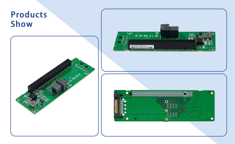 1-Port SFF-8643 auf PCIe3.0 x16-Steckplatzadapter