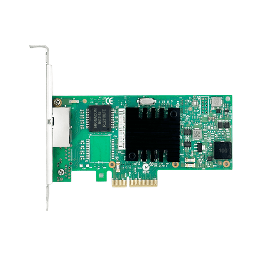 PCIe x4 to 2-Ports Gigabit RJ45 NIC Intel I350AM2 1Gb/s