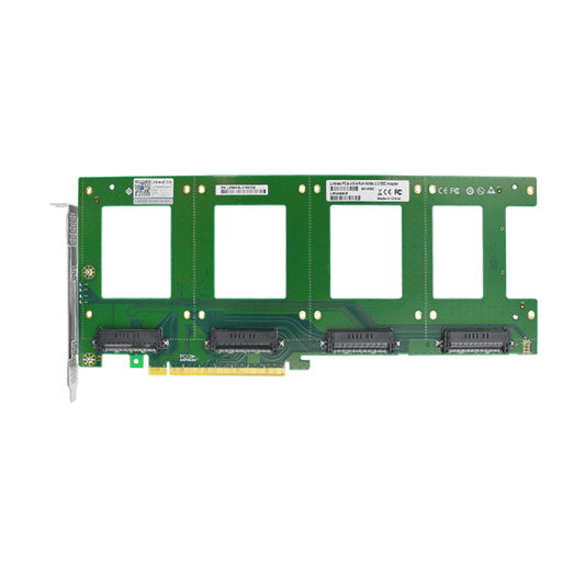 PCIe 3.0 x16 to 4-Port U.2 SFF-8639 Adapter - XIC PE3169