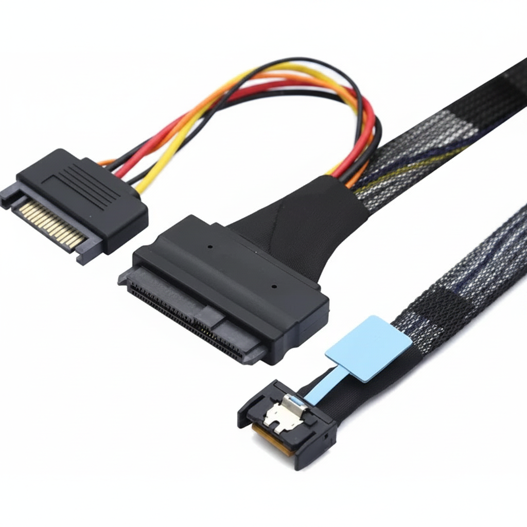 MCIO x4 to SFF-8639 Cable (U.2)