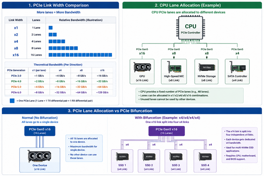 PCIe Lane Allocation Explained