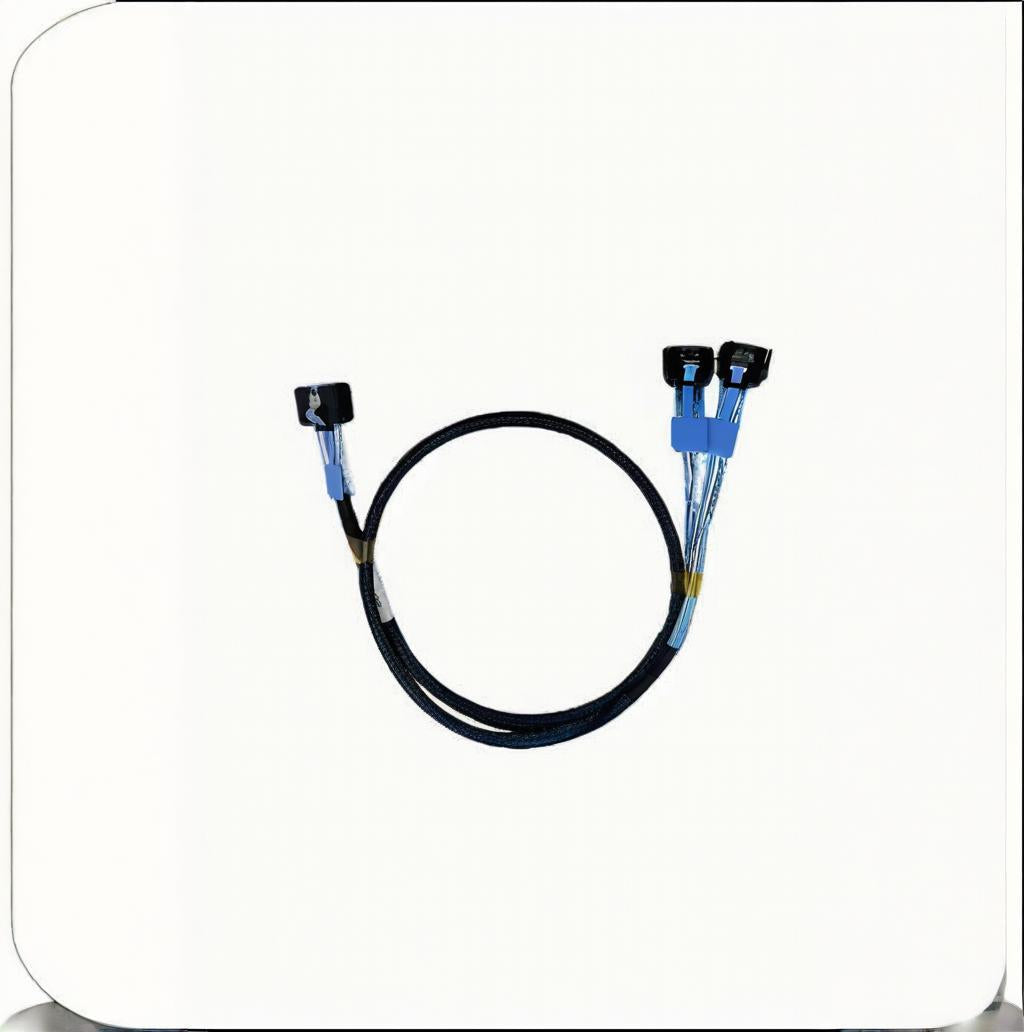 PCIe 5.0 MCIO 8i auf 2-Port MCIO 4I Kabel 70 cm