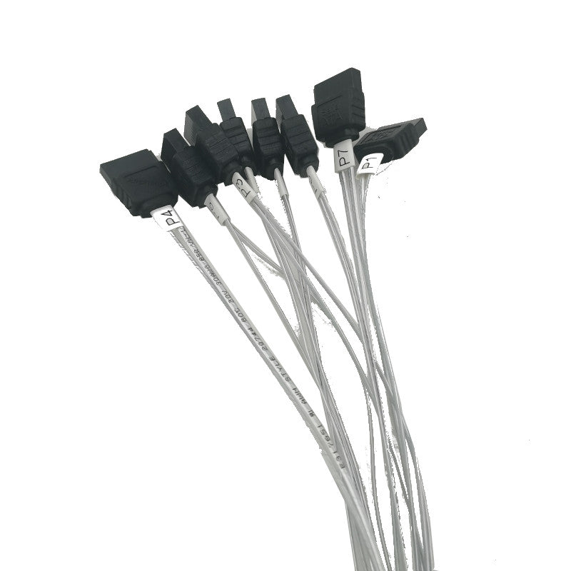 SlimSAS 4i (SFF-8654) auf 8-Port SATA-Adapterkarte zur Speichererweiterung