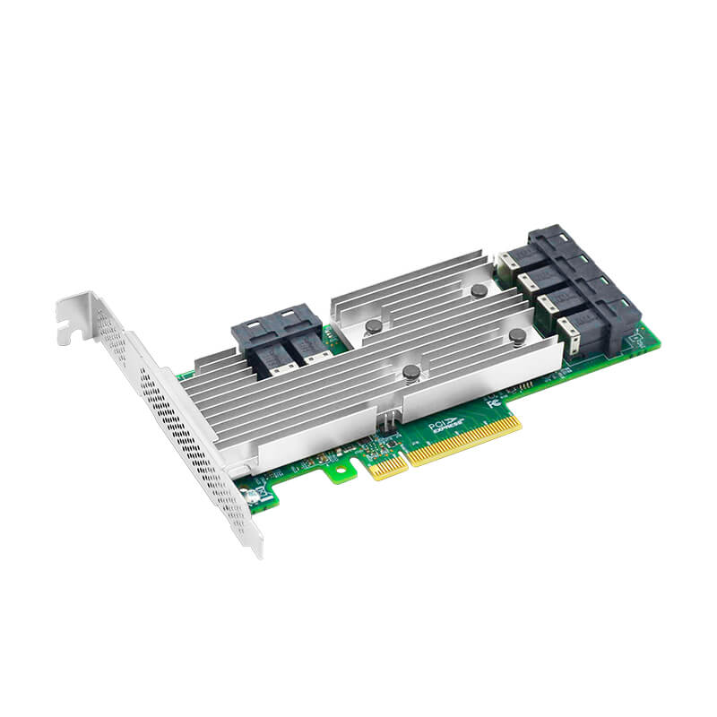 24-Port SAS SATA HBA Controller Card PCIe3.0 X8 Interface with 6*SFF-8643 SAS3224-HBA SAS3224-24I