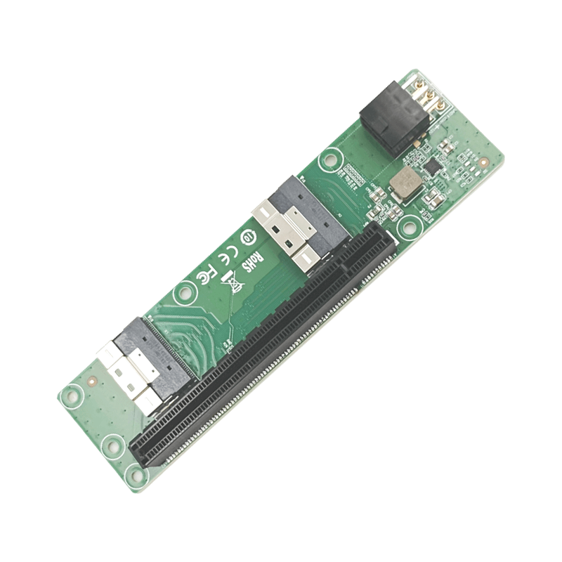 2-Port SlimSAS x8 to PCIe 4.0 x16 Slot Riser- XIC 5416PE