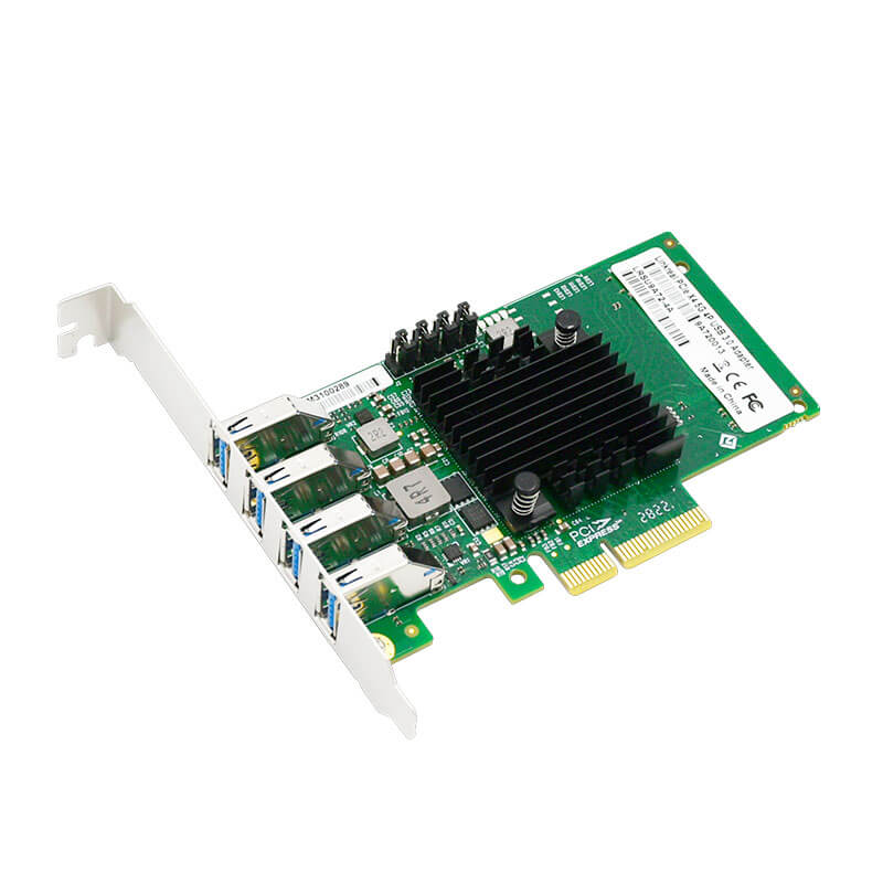PCIe 2.0 x4 auf 4-Port USB 3.0 Typ-A Adapterkarte 5Gb/s