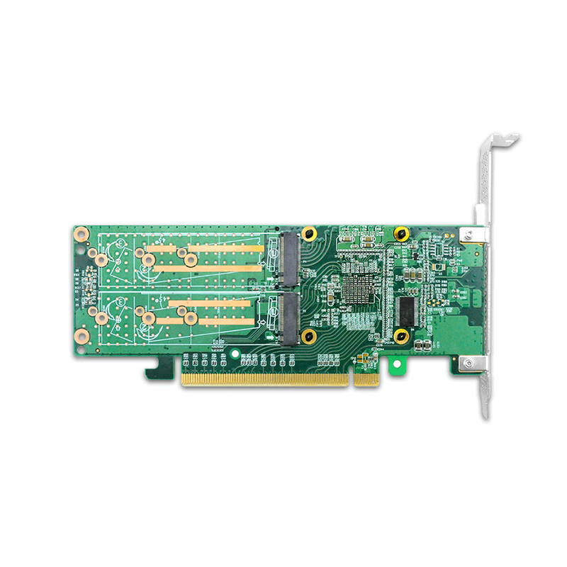 PCI Express x16 to Quad M.2 NVMe SSD Switch Adapter-STC 3162-4IL