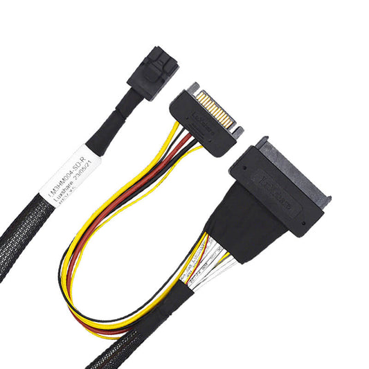 HD Mini-SAS(SFF-8643) to U.2 (SFF-8639) Cable 80CM