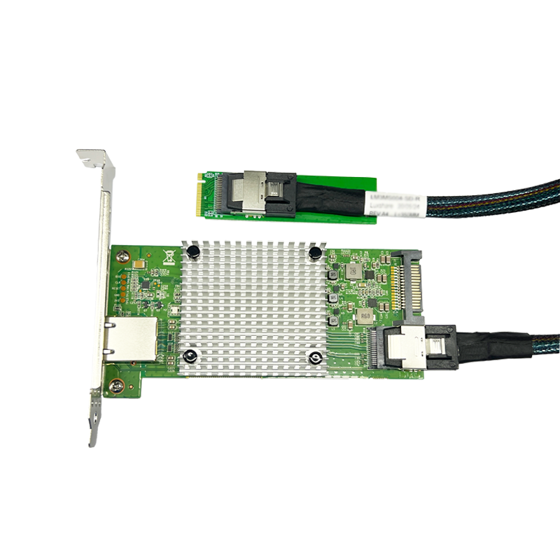 M.2 M key to 10G Copper Network Card Set Intel 82599