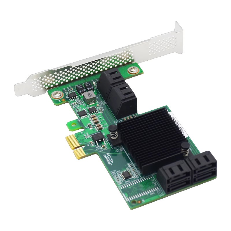 PCIe x1 to 8 Port SATA 6Gb/s SAS/SATA Expansion Card-HBA 2008-8S X1