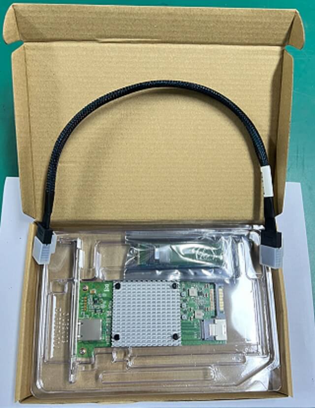 M.2 M key to 10G Copper Network Card Set Intel 82599