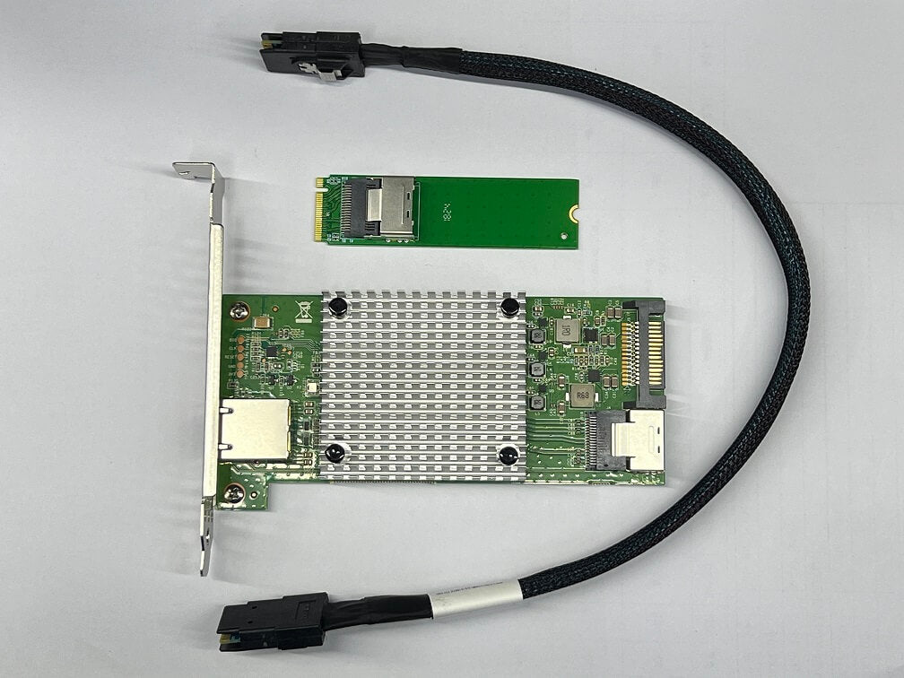 M.2 M key to 10G Copper Network Card Set Intel 82599