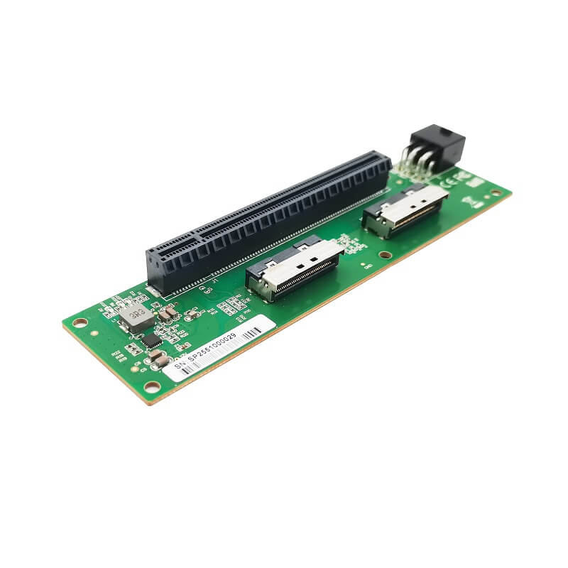 MCIO 8i to PCIe Gen5 x16 Riser Card for Server and Enterprise Systems-XIC 0516PEV4