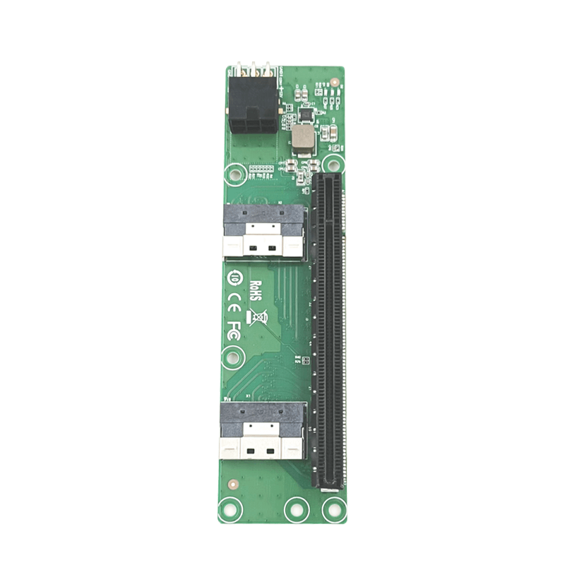2-Port SlimSAS x8 to PCIe 4.0 x16 Slot Riser- XIC 5416PE