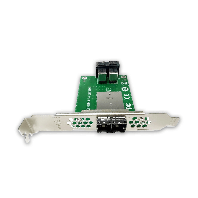 Mini SAS Adapter SFF-8643 to SFF-8644 Dual Port Mini SAS Adapter-XIC 4622