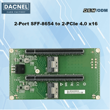 Lade das Bild in den Galerie-Viewer, 2 Port SFF-8654 to 2 PCIe 4.0 x16 Slot Adapter - XIC 548PE2
