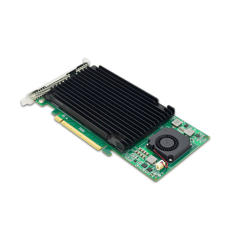 Quad PCIe 3.0 x16 auf M.2 NVMe SSD Adapter-PLX8747