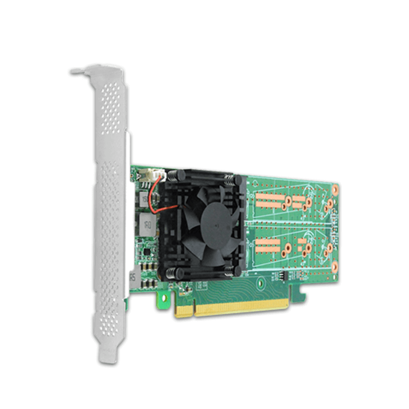 PCI Express x16 to Quad M.2 NVMe SSD Switch Adapter-STC 3162-4IL
