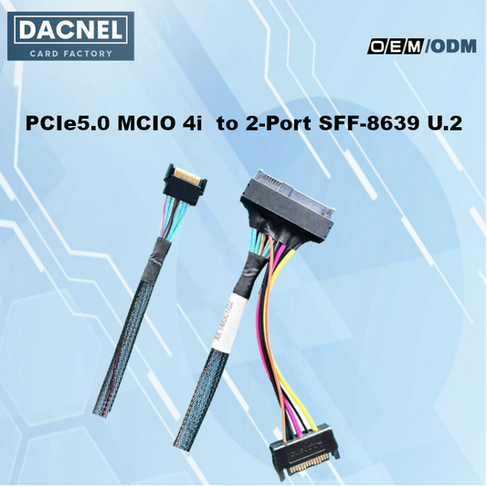 MCIO x4 to SFF-8639 Cable (U.2)