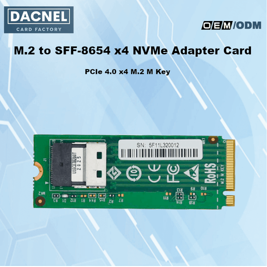 M.2 to SlimSAS SFF-8654 Adapter - XIC 24SL