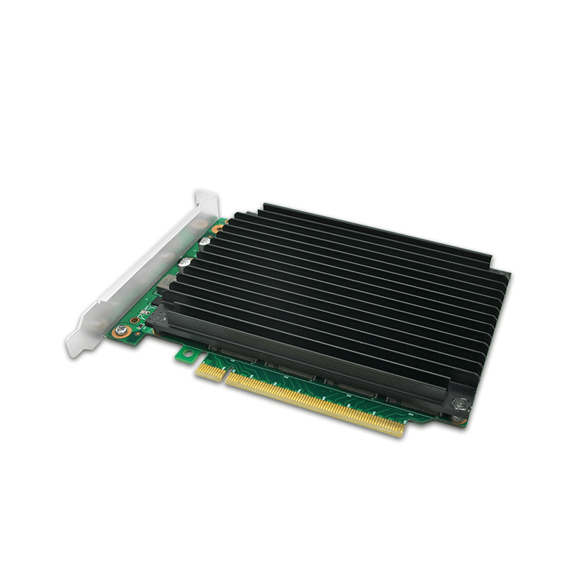 Quad PCIe 4.0 x16 to M.2 NVMe Adapter Card-XIC PE3162-4I