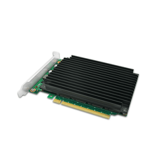 Load image into Gallery viewer, Quad PCIe 4.0 x16 to M.2 NVMe Adapter Card
