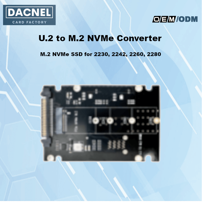 U.2 to M.2 NVMe Converter Adapter Card - XIC U2M2