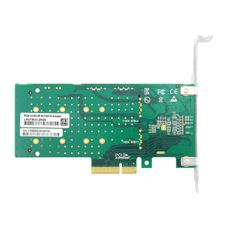 Dual 6Gb/s PCIe x4 to M.2 SATA3 RAID Controller Card-HBA 9230-2M2S