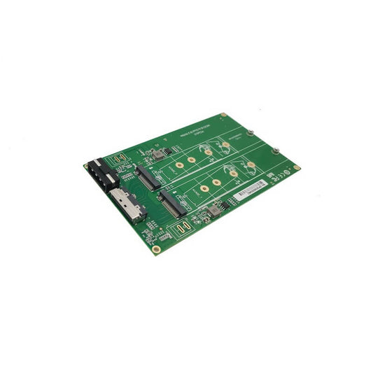 MCIO 8I to 2 M.2 Gen5 NVMe SSD Adapter-XIC 0582