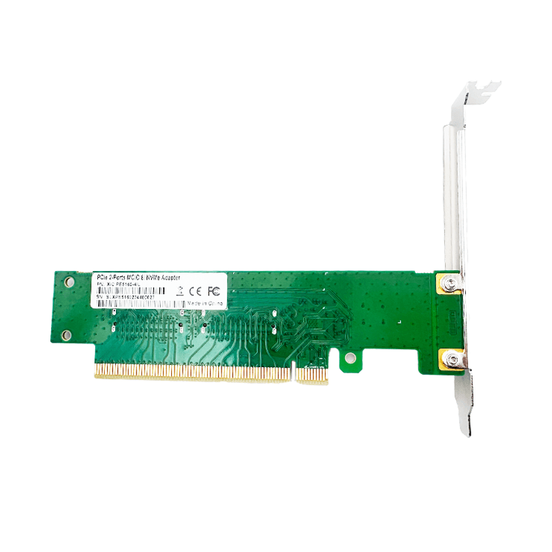 PCIe 5.0 x16 to 2-Port MCIO 8i Slim Adapter- XIC PE5160-4IL
