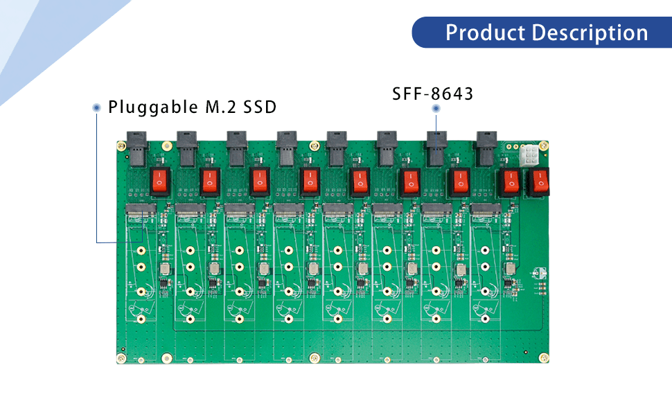8-Port-M.2-SSD-Testplatine