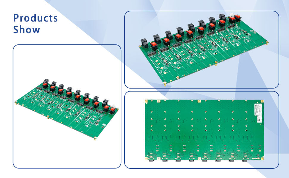 8-Port-M.2-SSD-Testplatine