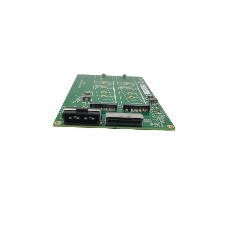 MCIO 8I to 2 M.2 Gen5 NVMe SSD Adapter-XIC 0582