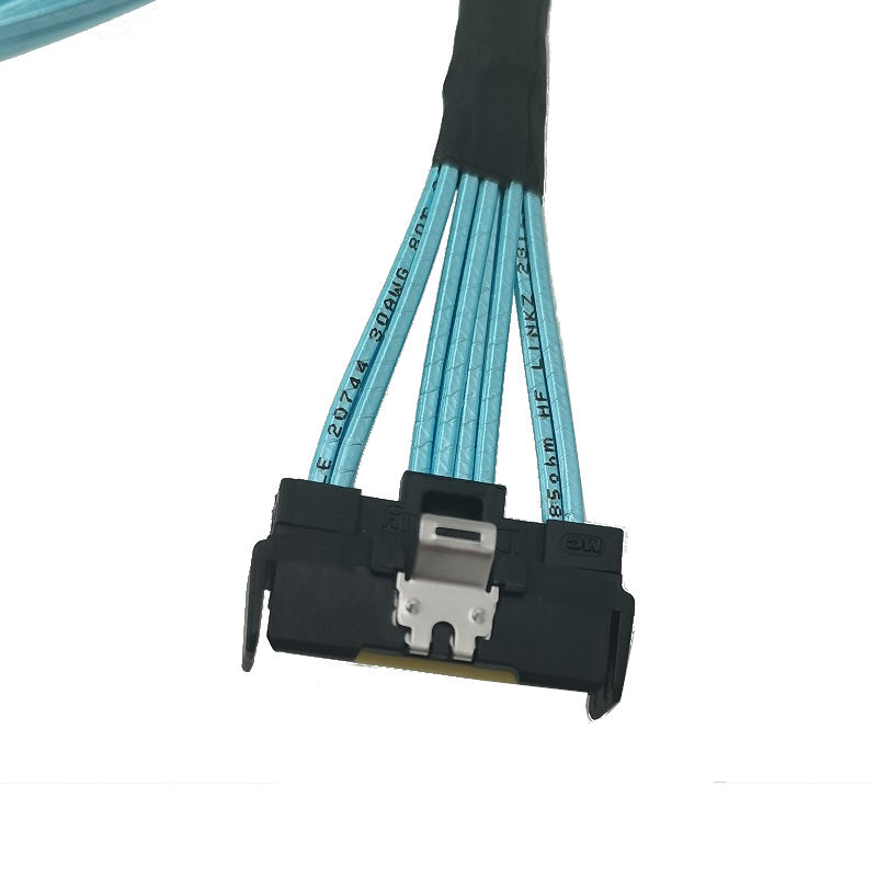 MCIO X8 74-Pin auf 8 X SATA 7-Pin-Kabel