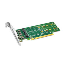 Load image into Gallery viewer, PCIe 4.0 x16 to 4-Port M.2 NVMe SSD Adapter- Low Profile
