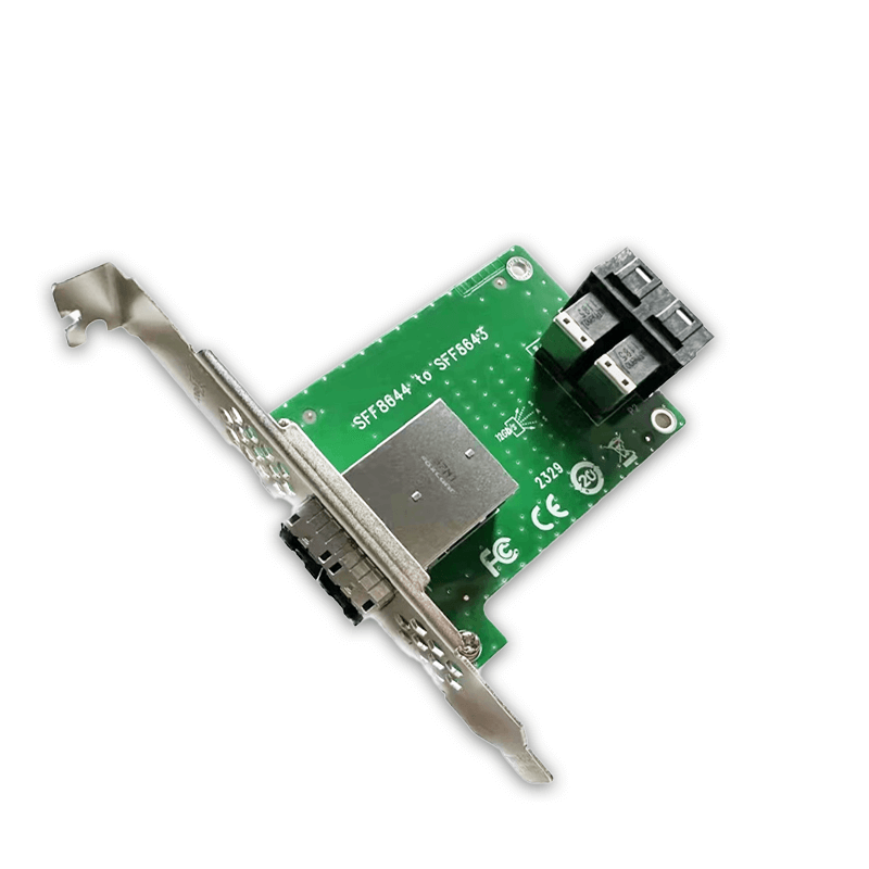 Mini SAS Adapter SFF-8643 to SFF-8644 Dual Port Mini SAS Adapter-XIC 4622