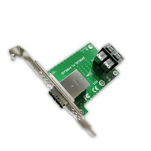 Load image into Gallery viewer, Mini SAS Adapter SFF-8643 to SFF-8644 Dual Port Mini SAS Adapter-XIC 4622
