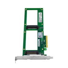 Load image into Gallery viewer, PCIe to Dual SFF-8639 U.2 NVMe SSD Adapter - XIC PE389
