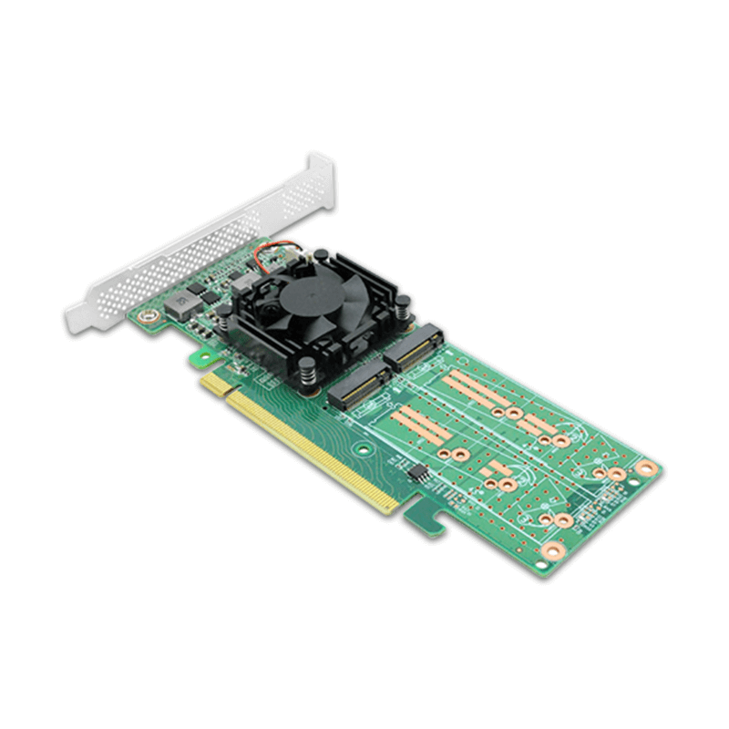 PCI Express x16 to Quad M.2 NVMe SSD Switch Adapter-STC 3162-4IL