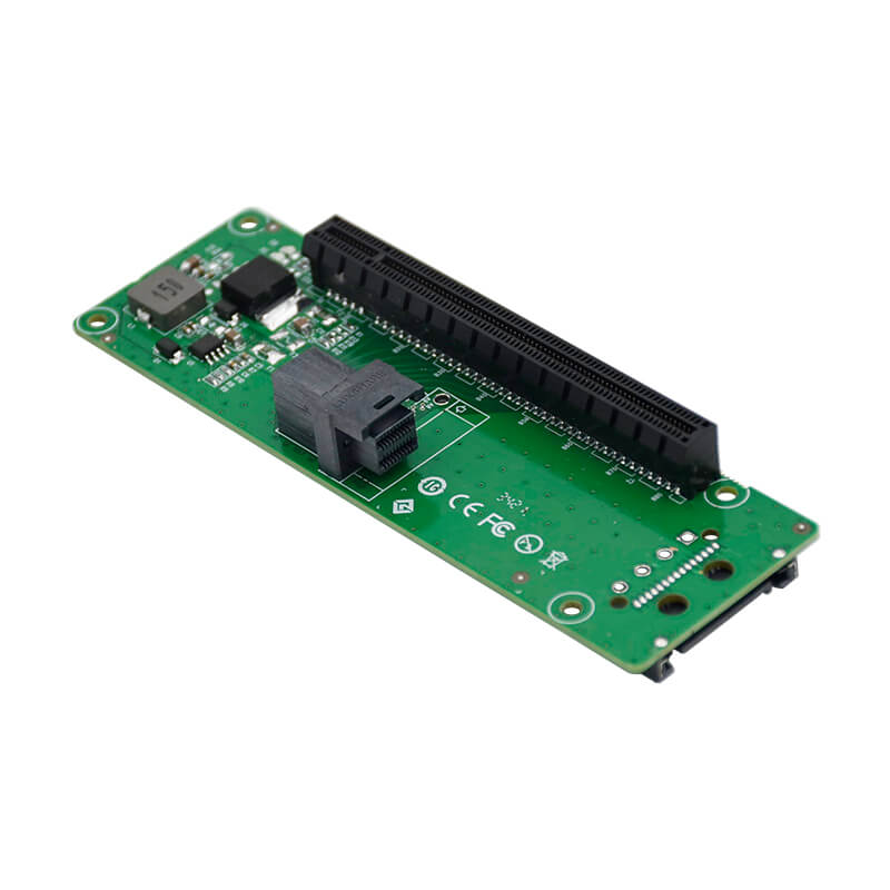 1 Port SFF-8643 to PCIe3.0 x16 Slot Adapter-XIC 334PE