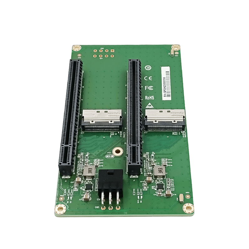 2 Port MCIO to 2 PCIe5.0 x16 Slot Adapter - XIC 0548PE2