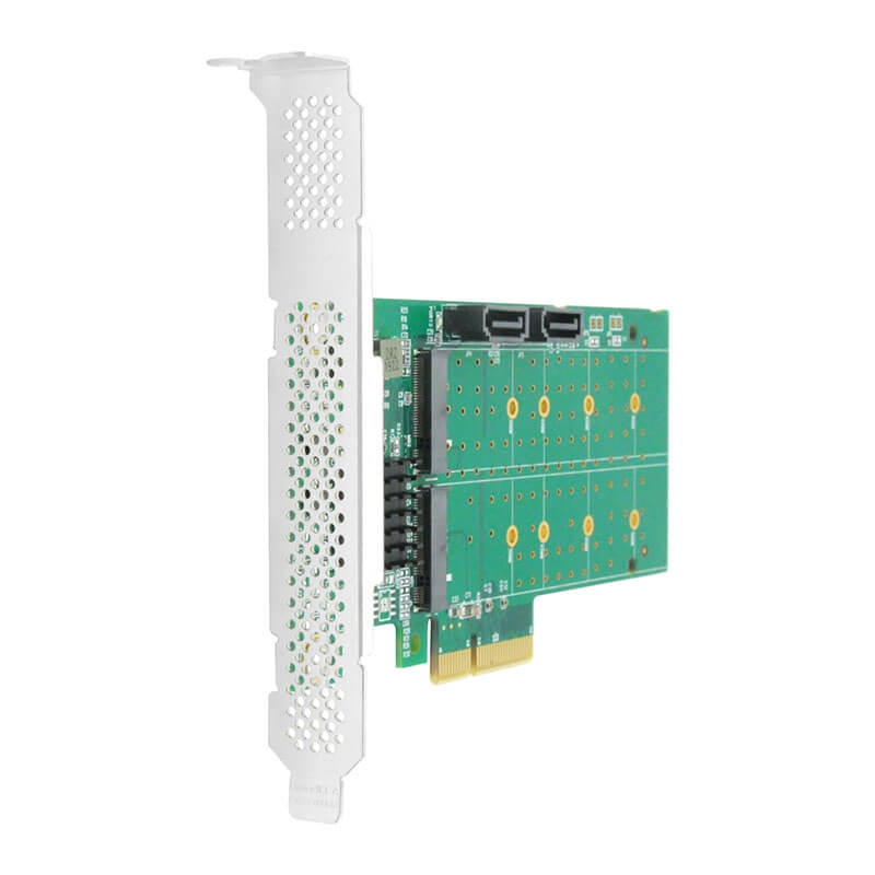 Dual 6Gb/s PCIe x4 to M.2 SATA3 RAID Controller Card-HBA 9230-2M2S