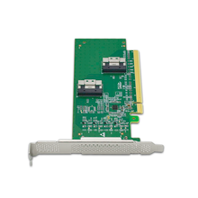 Lade das Bild in den Galerie-Viewer, PCI Express 4.0 x16 to Two SlimSAS SFF-8654 8i Adapter
