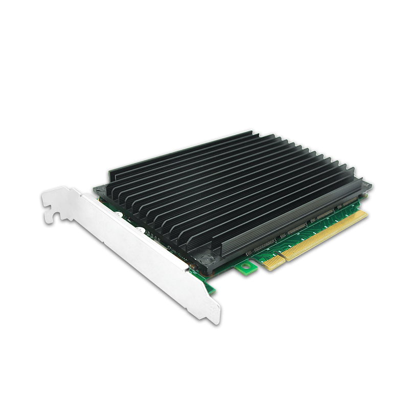 Quad PCIe 4.0 x16 to M.2 NVMe Adapter Card-XIC PE3162-4I