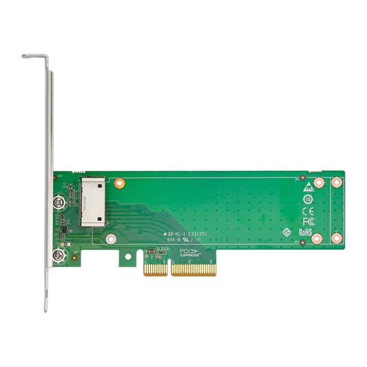 PCIe Gen4 x4 to NVMe EDSFF E1.S 1U Short Adapter -XIC PE34E