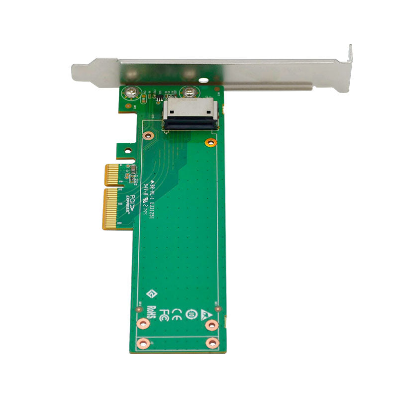 PCIe Gen4 x4 to NVMe EDSFF E1.S 1U Short Adapter-XIC PE34E